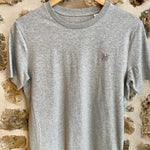 T-shirt Gris Pur Vin