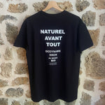 T-shirt Noir Pur Vin